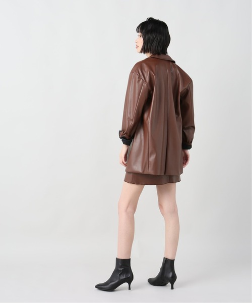 JOINT WORKS（ジョイントワークス）の「J-フェイクレザーミニスカート（スカート・レディース・ブラック/ブラウン・SMALL/MEDIUM）」の18枚目の写真