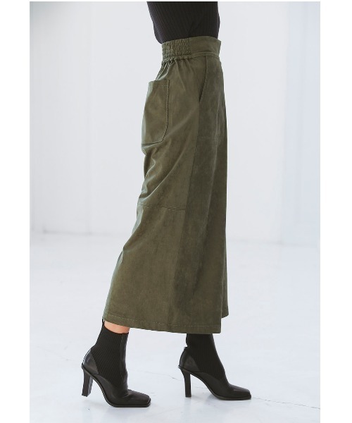 ALEXIA STAM（アリシアスタン）の「Wrap Wide Eco Suede Pants/ラップワイドエコスエードパンツ（その他パンツ・レディース・ベージュ/カーキ/モカ・S/M）」の20枚目の写真