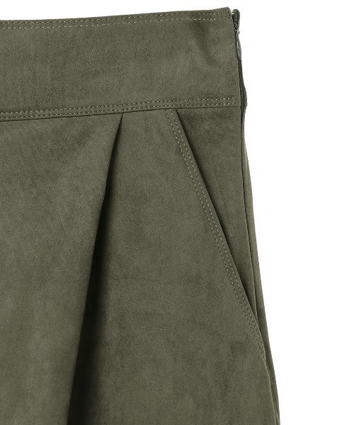 ALEXIA STAM（アリシアスタン）の「Wrap Wide Eco Suede Pants/ラップワイドエコスエードパンツ（その他パンツ・レディース・ベージュ/カーキ/モカ・S/M）」の6枚目の写真