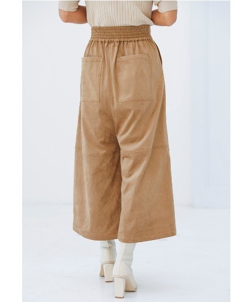 ALEXIA STAM（アリシアスタン）の「Wrap Wide Eco Suede Pants/ラップワイドエコスエードパンツ（その他パンツ・レディース・ベージュ/カーキ/モカ・S/M）」の11枚目の写真