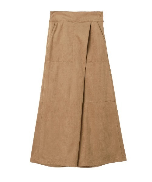 ALEXIA STAM（アリシアスタン）の「Wrap Wide Eco Suede Pants/ラップワイドエコスエードパンツ（その他パンツ・レディース・ベージュ/カーキ/モカ・S/M）」の22枚目の写真