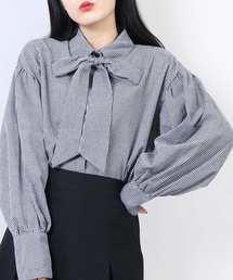 WC | WC/リボン付き長袖シャツ(シャツ/ブラウス)