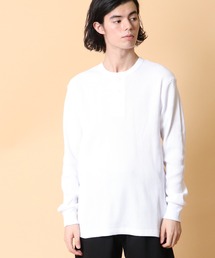 Healthknit（ヘルスニット）の「【 Healthknit / ヘルスニット 】ファクショナルファブリックワッフルクルーネック長袖Tシャツ 1204 SIP･･（Tシャツ/カットソー・レディース）」