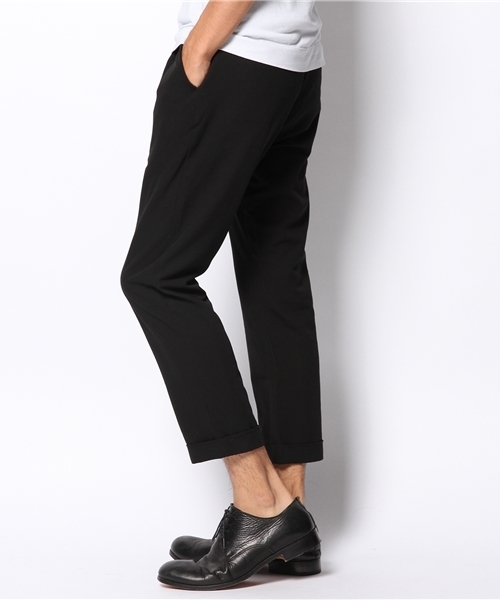 WHO'S WHO gallery(フーズフーギャラリー)の「【GIGGER】リブスラックス(スラックス・メンズ・ブラック/ネイビー/グレー・LARGE/MEDIUM)」の6枚目の写真