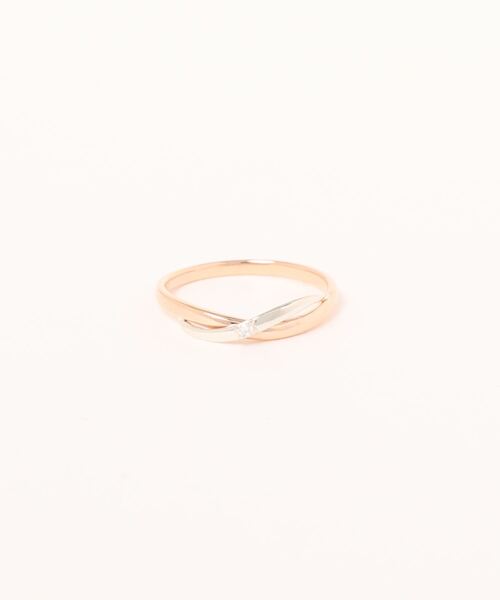 Samantha Tiara サマンサティアラ の ウェーブラインペアリング レディース リング Wear