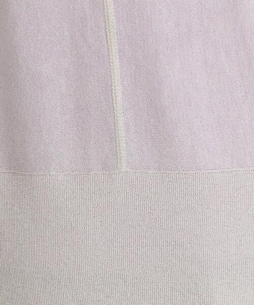 green label relaxing（グリーンレーベルリラクシング）の「[ 手洗い可能 ] FM シアー ドルマン プルオーバー ニット（ニット/セーター・レディース・ブラック/ライム/ナチュラル・FREE）」の8枚目の写真