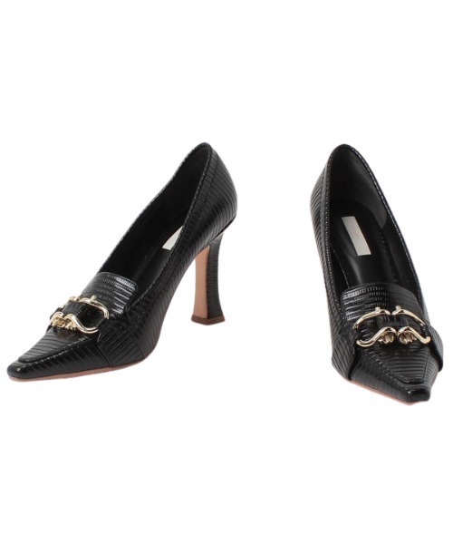 EIMY ISTOIRE（エイミーイストワール）の「エンボスレザーハイヒールローファー（ローファー・レディース・ブラック/ベージュ/ピンク/ホワイト・SMALL/MEDIUM/LARGE）」の12枚目の写真