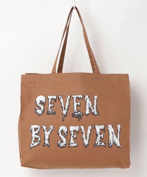 SEVEN BY SEVEN（セブンバイセブン）の「SEVEN BY SEVEN/セブン バイ セブン/@/SOUVENIR TOTE BAG（トートバッグ・メンズ・ブラック/ネイビー/ホワイト/ブラウン・FREE）」の3枚目の写真