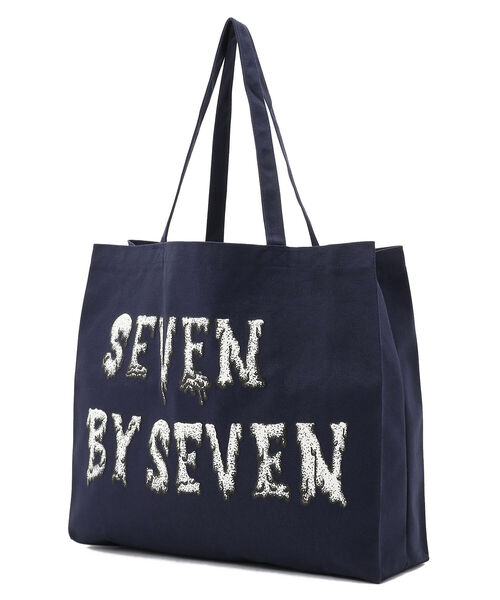 SEVEN BY SEVEN（セブンバイセブン）の「SEVEN BY SEVEN/セブン バイ セブン/@/SOUVENIR TOTE BAG（トートバッグ・メンズ・ブラック/ネイビー/ホワイト/ブラウン・FREE）」の8枚目の写真