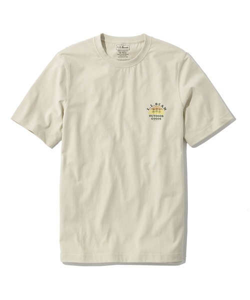 L.L.Bean（エルエルビーン）の「ケアフリー・アンシュリンカブル・ティ、半袖　グラフィック 2 ジャパン・フィット（Tシャツ/カットソー・メンズ・ホワイト/ブラック/ネイビー/ヘザーグレー/グレー系その他/グレー系その他2/グレー系その他3/グレー系その他4/グレー系その他5/ホワイト系/ネイビー系/ネイビー系1/スカイブルー・SMALL/MEDIUM/LARGE/X-LARGE/XX-LARGE）」の7枚目の写真