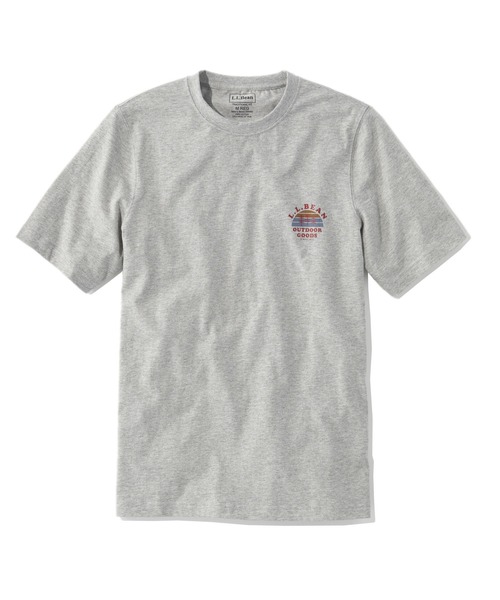 L.L.Bean（エルエルビーン）の「ケアフリー・アンシュリンカブル・ティ、半袖　グラフィック 2 ジャパン・フィット（Tシャツ/カットソー・メンズ・ホワイト/ブラック/ネイビー/ヘザーグレー/グレー系その他/グレー系その他2/グレー系その他3/グレー系その他4/グレー系その他5/ホワイト系/ネイビー系/ネイビー系1/スカイブルー・SMALL/MEDIUM/LARGE/X-LARGE/XX-LARGE）」の9枚目の写真