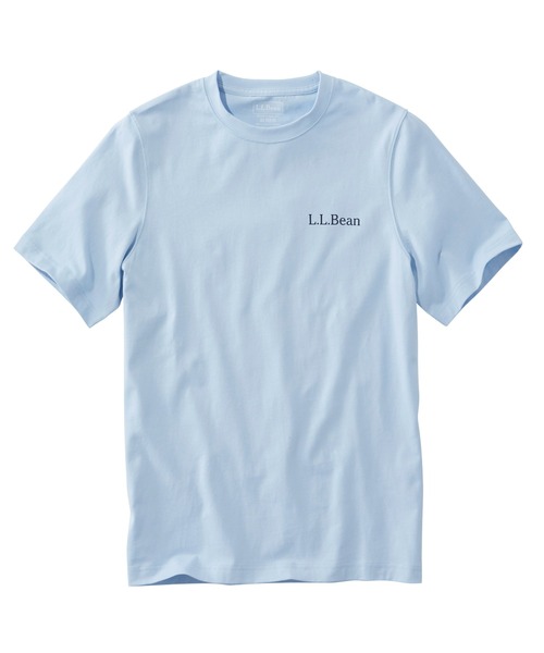 L.L.Bean（エルエルビーン）の「ケアフリー・アンシュリンカブル・ティ、半袖　グラフィック 2 ジャパン・フィット（Tシャツ/カットソー・メンズ・ホワイト/ブラック/ネイビー/ヘザーグレー/グレー系その他/グレー系その他2/グレー系その他3/グレー系その他4/グレー系その他5/ホワイト系/ネイビー系/ネイビー系1/スカイブルー・SMALL/MEDIUM/LARGE/X-LARGE/XX-LARGE）」の17枚目の写真