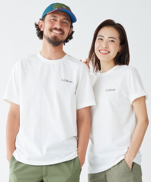 L.L.Bean（エルエルビーン）の「ケアフリー・アンシュリンカブル・ティ、半袖　グラフィック 2 ジャパン・フィット（Tシャツ/カットソー・メンズ・ホワイト/ブラック/ネイビー/ヘザーグレー/グレー系その他/グレー系その他2/グレー系その他3/グレー系その他4/グレー系その他5/ホワイト系/ネイビー系/ネイビー系1/スカイブルー・SMALL/MEDIUM/LARGE/X-LARGE/XX-LARGE）」の22枚目の写真