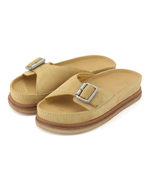 【新品・未使用】JVAM／バックルサンダルSINGLE BUCKLED SLID JVAM（ジェーヴィエーエム）の「【JVAM】SINGLE BUCKLED SLIDERS