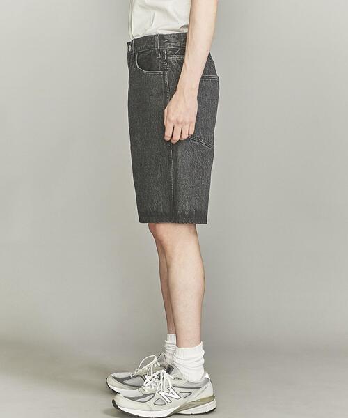 BEAUTY&YOUTH UNITED ARROWS（ビューティーアンドユースユナイテッドアローズ）の「【別注】 ＜FUTURE SERVICE（フューチャーサービス）＞ BLACK DENIM SHORTS/ショーツ（デニムパンツ・メンズ・ブラック・30inch/32inch/34inch）」の3枚目の写真