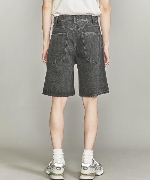 BEAUTY&YOUTH UNITED ARROWS（ビューティーアンドユースユナイテッドアローズ）の「【別注】 ＜FUTURE SERVICE（フューチャーサービス）＞ BLACK DENIM SHORTS/ショーツ（デニムパンツ・メンズ・ブラック・30inch/32inch/34inch）」の4枚目の写真