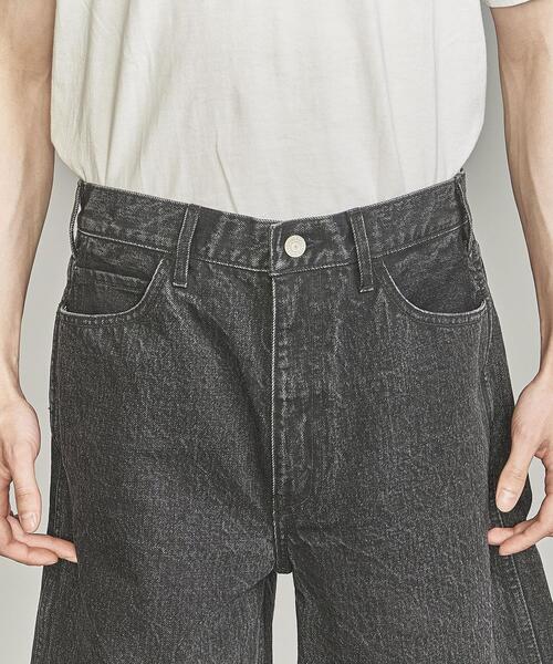 BEAUTY&YOUTH UNITED ARROWS（ビューティーアンドユースユナイテッドアローズ）の「【別注】 ＜FUTURE SERVICE（フューチャーサービス）＞ BLACK DENIM SHORTS/ショーツ（デニムパンツ・メンズ・ブラック・30inch/32inch/34inch）」の5枚目の写真