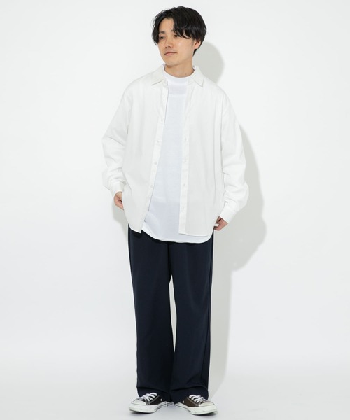 ITEMS URBANRESEARCH（アイテムズ アーバンリサーチ）の「レギュラーカラーシャツ（シャツ/ブラウス・メンズ・ホワイト/ベージュ/ライトグレー/ブルー・LARGE/MEDIUM/X-LARGE/SMALL）」の21枚目の写真