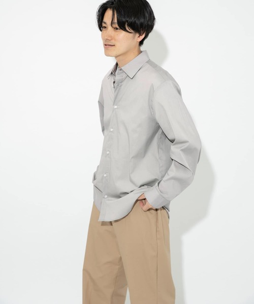 ITEMS URBANRESEARCH（アイテムズ アーバンリサーチ）の「レギュラーカラーシャツ（シャツ/ブラウス・メンズ・ホワイト/ベージュ/ライトグレー/ブルー・LARGE/MEDIUM/X-LARGE/SMALL）」の17枚目の写真