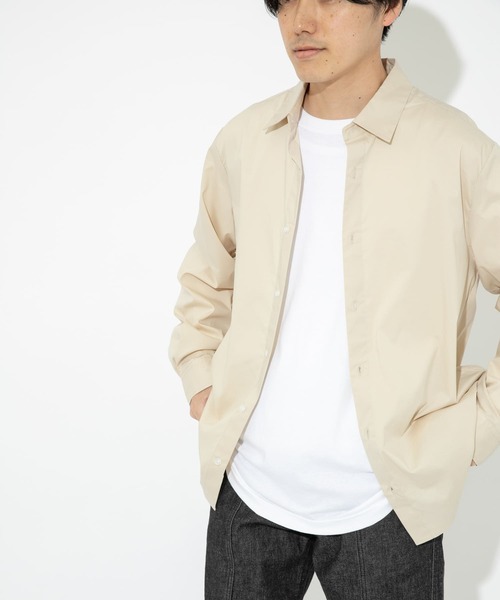ITEMS URBANRESEARCH（アイテムズ アーバンリサーチ）の「レギュラーカラーシャツ（シャツ/ブラウス・メンズ・ホワイト/ベージュ/ライトグレー/ブルー・LARGE/MEDIUM/X-LARGE/SMALL）」の8枚目の写真