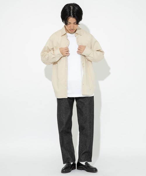 ITEMS URBANRESEARCH（アイテムズ アーバンリサーチ）の「レギュラーカラーシャツ（シャツ/ブラウス・メンズ・ホワイト/ベージュ/ライトグレー/ブルー・LARGE/MEDIUM/X-LARGE/SMALL）」の13枚目の写真