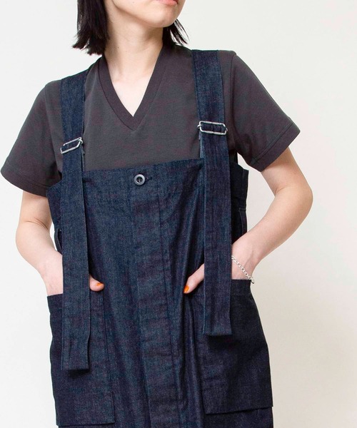 Johnbull（ジョンブル）の「バレルワンピース（ジャンパースカート・レディース・ワンウォッシュ・MEDIUM/SMALL）」の4枚目の写真