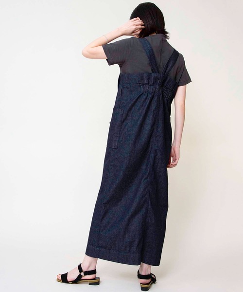 Johnbull（ジョンブル）の「バレルワンピース（ジャンパースカート・レディース・ワンウォッシュ・MEDIUM/SMALL）」の3枚目の写真