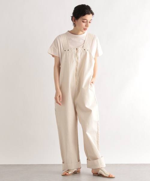 LE FOYER（ルフォワイエ）の「【LEE】ZIPサロペット（サロペット/オーバーオール・レディース・ブラウン/アイボリー・38）」の22枚目の写真