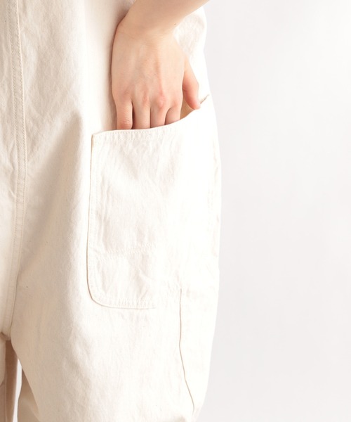 LE FOYER（ルフォワイエ）の「【LEE】ZIPサロペット（サロペット/オーバーオール・レディース・ブラウン/アイボリー・38）」の13枚目の写真