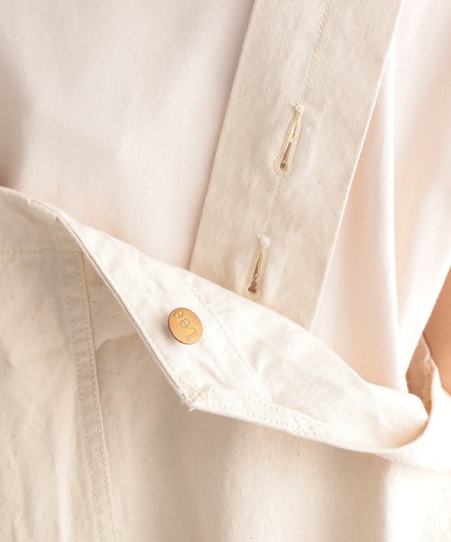 LE FOYER（ルフォワイエ）の「【LEE】ZIPサロペット（サロペット/オーバーオール・レディース・ブラウン/アイボリー・38）」の12枚目の写真