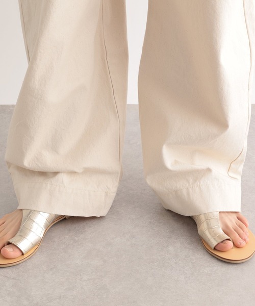 LE FOYER（ルフォワイエ）の「【LEE】ZIPサロペット（サロペット/オーバーオール・レディース・ブラウン/アイボリー・38）」の8枚目の写真