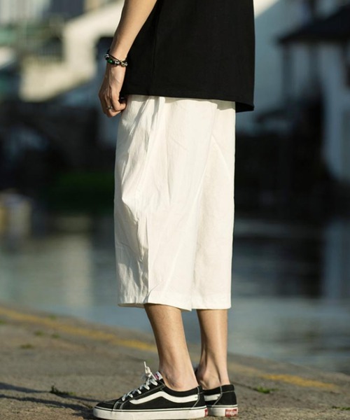 KOR（ケーオーアール）の「リラックス７分丈パンツ（その他パンツ・メンズ・ホワイト/ブラック/ネイビー/ブルー/ワインレッド・M/L/XL）」の18枚目の写真