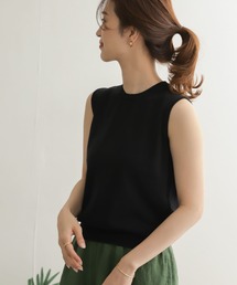 URBAN RESEARCH DOORS | ハイツイストコットンノースリーブニット(ニット/セーター)