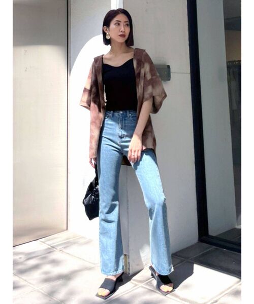 EMODA（エモダ）の「シャーリングラフシャツ（シャツ/ブラウス・レディース・ブラック/ブルー/ベージュ/その他・FREE）」の15枚目の写真