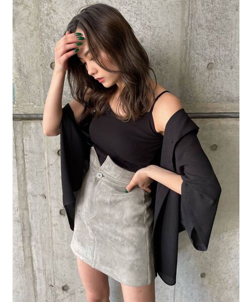 EMODA（エモダ）の「シャーリングラフシャツ（シャツ/ブラウス・レディース・ブラック/ブルー/ベージュ/その他・FREE）」の20枚目の写真