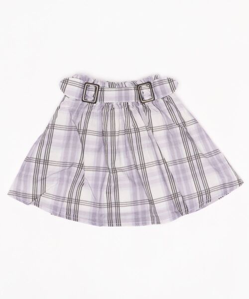 Daddy Oh Daddy(ダディーオーダディー)の「チェックスカート(スカート・キッズ・ピンク/ブルー/パープル・130/90/100/140/110/120/80/150)」の1枚目の写真