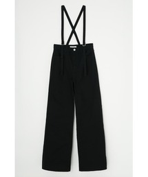 MOUSSY | SUSPENDER WIDE FLARE DENIM(デニムパンツ)