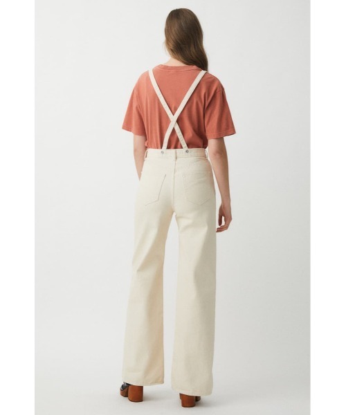 MOUSSY（マウジー）の「SUSPENDER WIDE FLARE DENIM（デニムパンツ・レディース・アイボリー/ライトブルー/ブラック・1/2/0）」の7枚目の写真