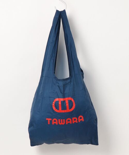 TAWARA(タワラ)の「ナイロンTAWARAエコバック M(エコバッグ/サブバッグ・レディース・ブルー/ブルーグリーン/ネイビー/ピンク/イエロー/オレンジ/グリーン/ホワイト・M)」の5枚目の写真