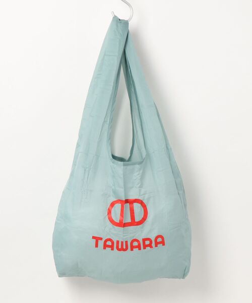 TAWARA(タワラ)の「ナイロンTAWARAエコバック M(エコバッグ/サブバッグ・レディース・ブルー/ブルーグリーン/ネイビー/ピンク/イエロー/オレンジ/グリーン/ホワイト・M)」の1枚目の写真