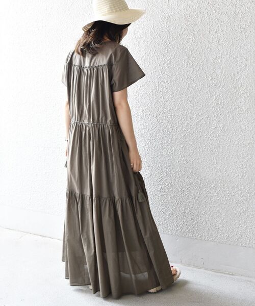 セール Web限定 手洗い可能 ティアードワンピース ワンピース Ships シップス のファッション通販 Zozotown