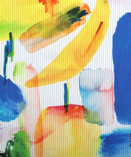 Design Tshirts Store graniph（デザイン　ティーシャツ　ストア　グラニフ）の「フローイングフルーツ｜フロント総柄Tシャツ(ブルー)（Tシャツ/カットソー・メンズ・ブルー・X-LARGE/SMALL/LARGE/MEDIUM）」の7枚目の写真