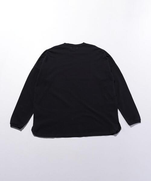 nonnative（ノンネイティブ）の「＜nonnative(ノンネイティブ)＞ CLERK CQ LS T/カットソー □□（Tシャツ/カットソー・メンズ・ネイビー/ホワイト・2/1/3）」の3枚目の写真
