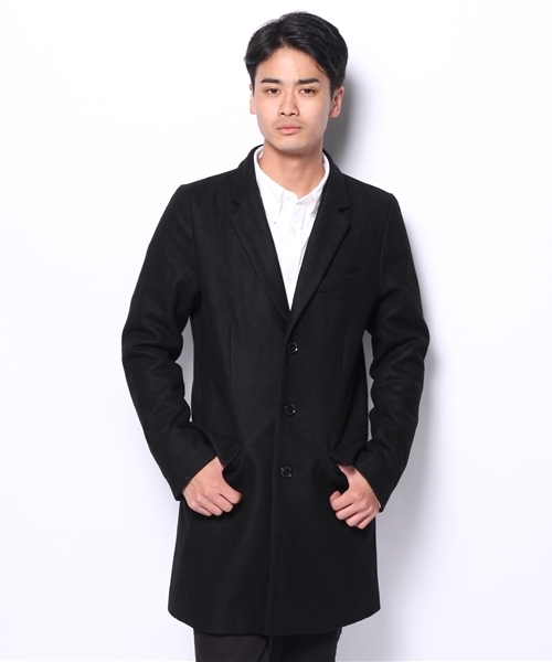 VENCEEXCHANGE（ヴァンスエクスチェンジ）の「チェスターコート（チェスターコート・メンズ・ブラック/ロイヤルブルー/キャメル・MEDIUM/LARGE）」の2枚目の写真