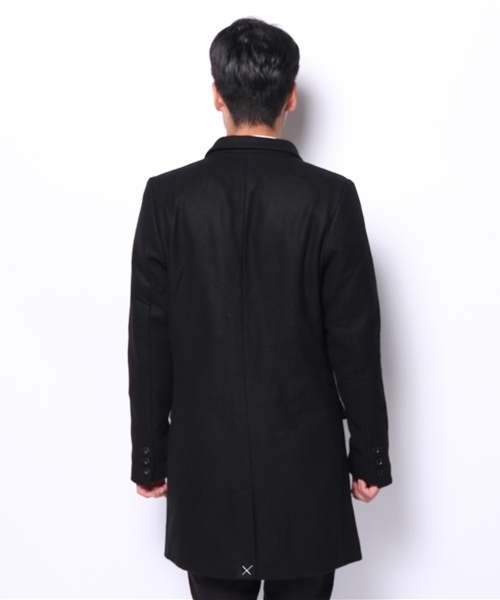 VENCEEXCHANGE（ヴァンスエクスチェンジ）の「チェスターコート（チェスターコート・メンズ・ブラック/ロイヤルブルー/キャメル・MEDIUM/LARGE）」の6枚目の写真