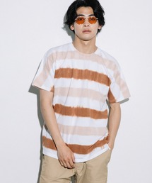 BORDER DYE Tシャツ / ユニセックス / ボーダー / タイダイ
