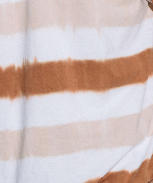 FRUIT OF THE LOOM(フルーツオブザルーム)の「BORDER DYE Tシャツ / ユニセックス / ボーダー / タイダイ(Tシャツ/カットソー・レディース・ブラック/ブラウン/オレンジ・S/M/L/XL)」の15枚目の写真