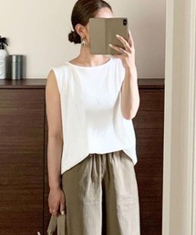 汗ジミ防止ノースリーブカットソー&フレンチスリーブTシャツ