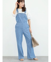 Sugar spoon | ・SUGAR SPOON デニムレースアップサロペット＊(サロペット/オーバーオール)