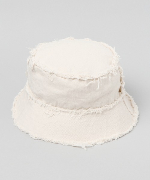 HARE（ハレ）の「クラッシュバケットハット(HARE)（ハット・レディース・ブラック/アイボリー・FREE）」の18枚目の写真